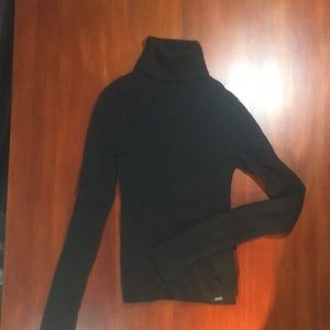 Ribbed turtleneck sweater